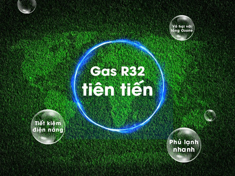 Gas R32 thân thiện môi trường