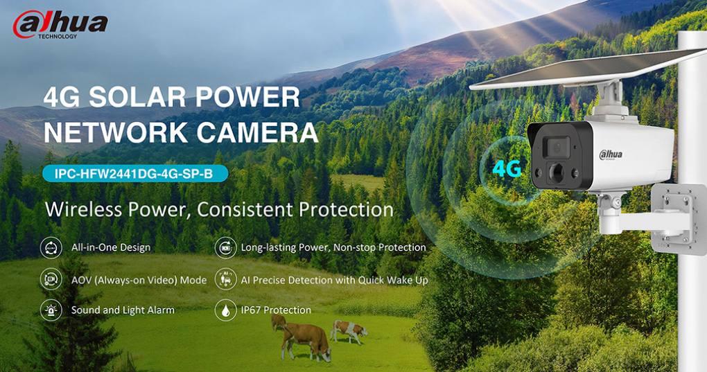 Camera IP 4G 4MP Dahua DH-IPC-HFW2441DG-4G-SP-B
