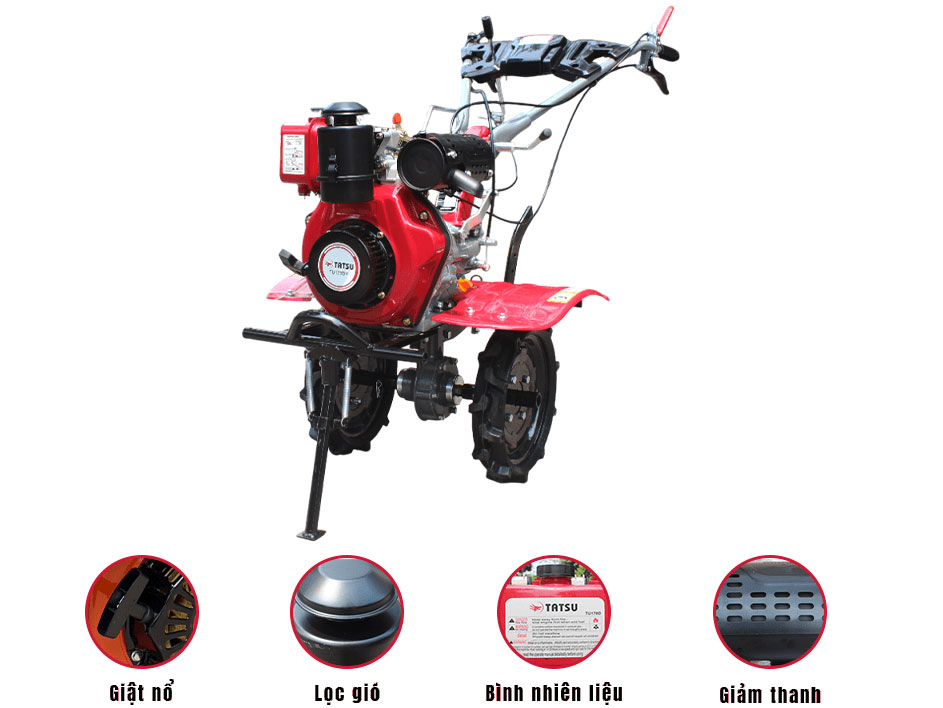 Tatsu TU173DY giúp xới đất tơi xốp