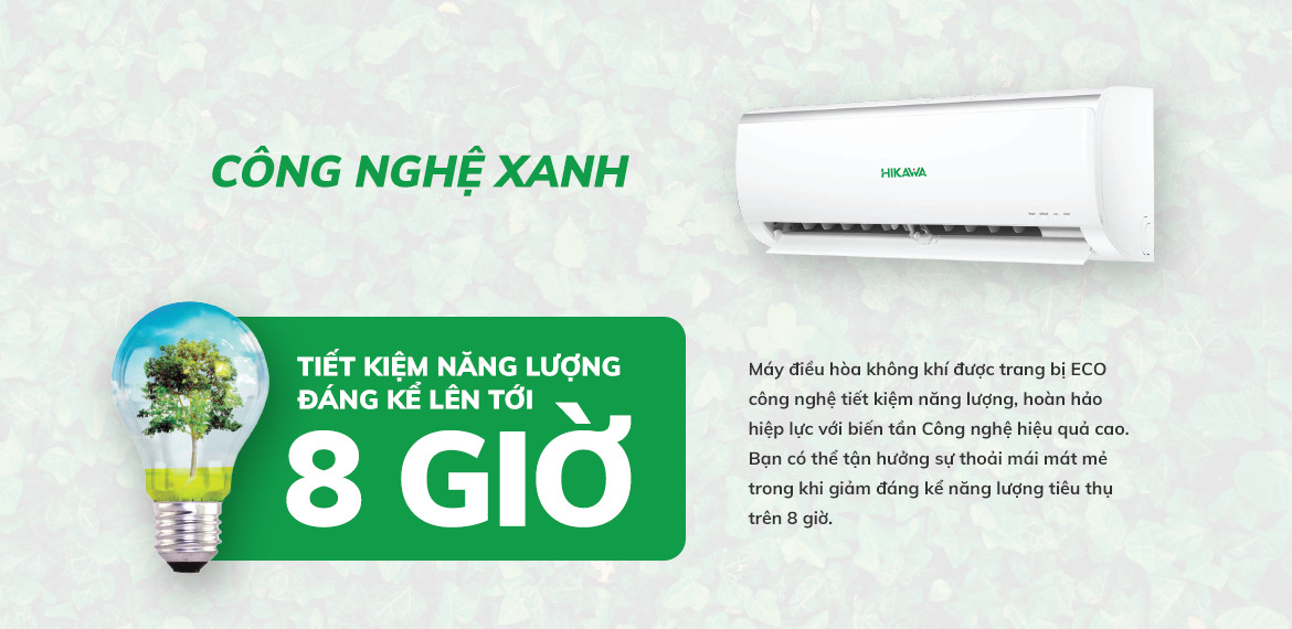 Điều hòa có chế độ Eco tiết kiệm điện