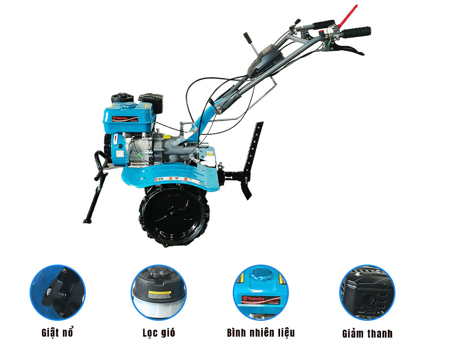 Máy xới đất Yaturbo khởi động giật nổ