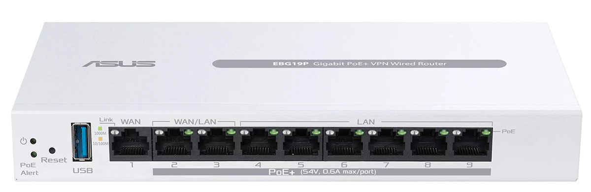 Bộ định tuyến gồm 8 cổng Ethernet PoE+