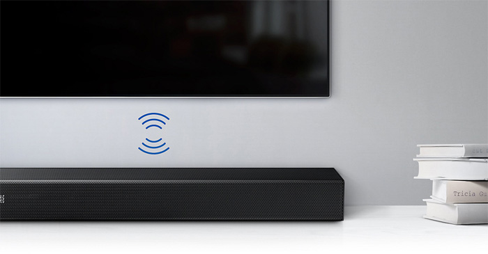 Loa HW-M550/XV có kết nối Bluetooth tiện ích