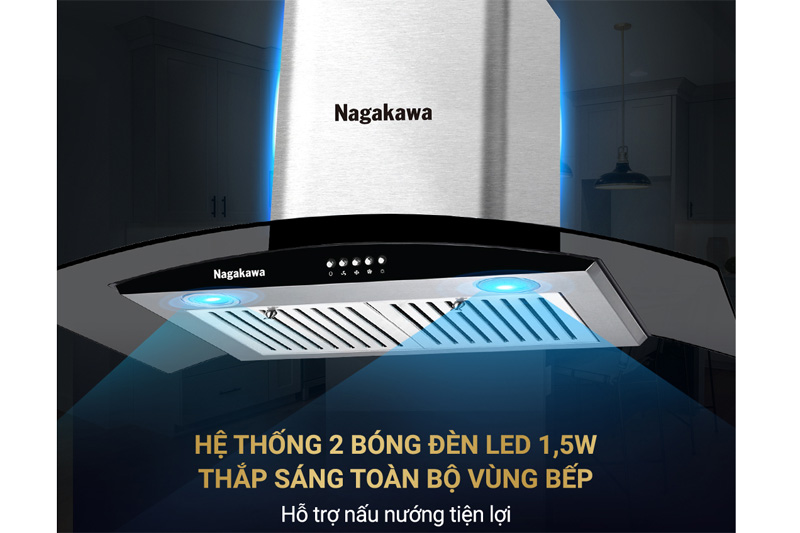 Hệ thống 2 bóng đèn LED tăng cường chiếu sáng