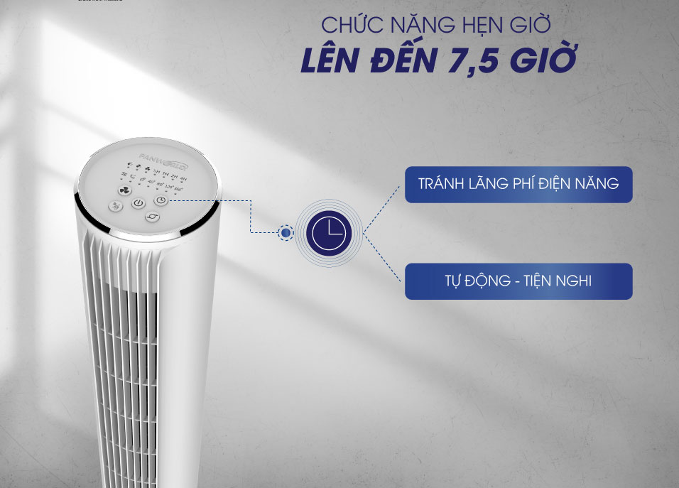 Quạt tháp có hẹn giờ tắt
