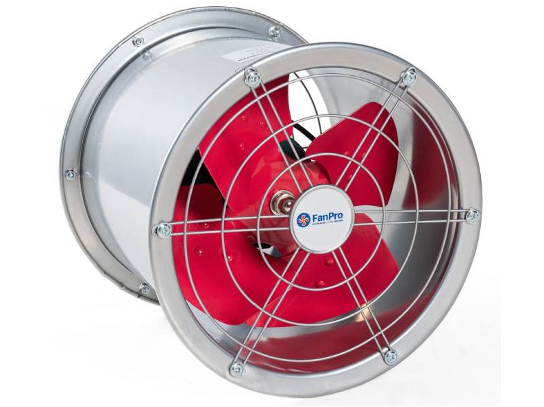 Quạt hút hướng trục có mô tơ mạnh mẽ 370W