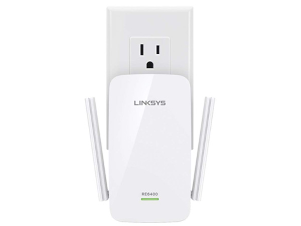 Bộ thu phát wifi Linksys RE6400 có thiết kế gắn tường tiện lợi