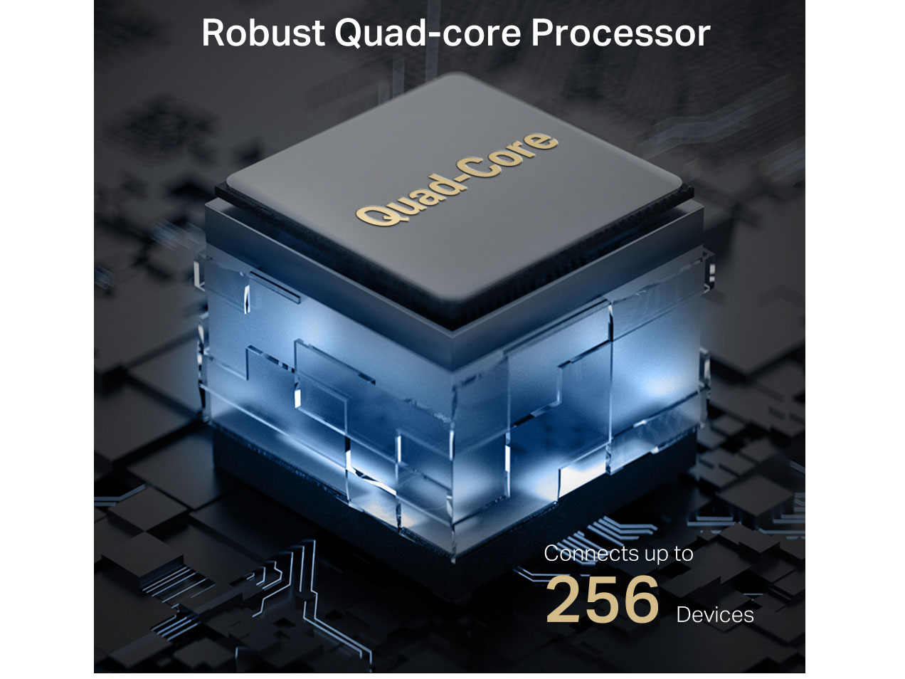 Mercusys MR90X dùng bộ xử lý 4 nhân 1.6 GHz