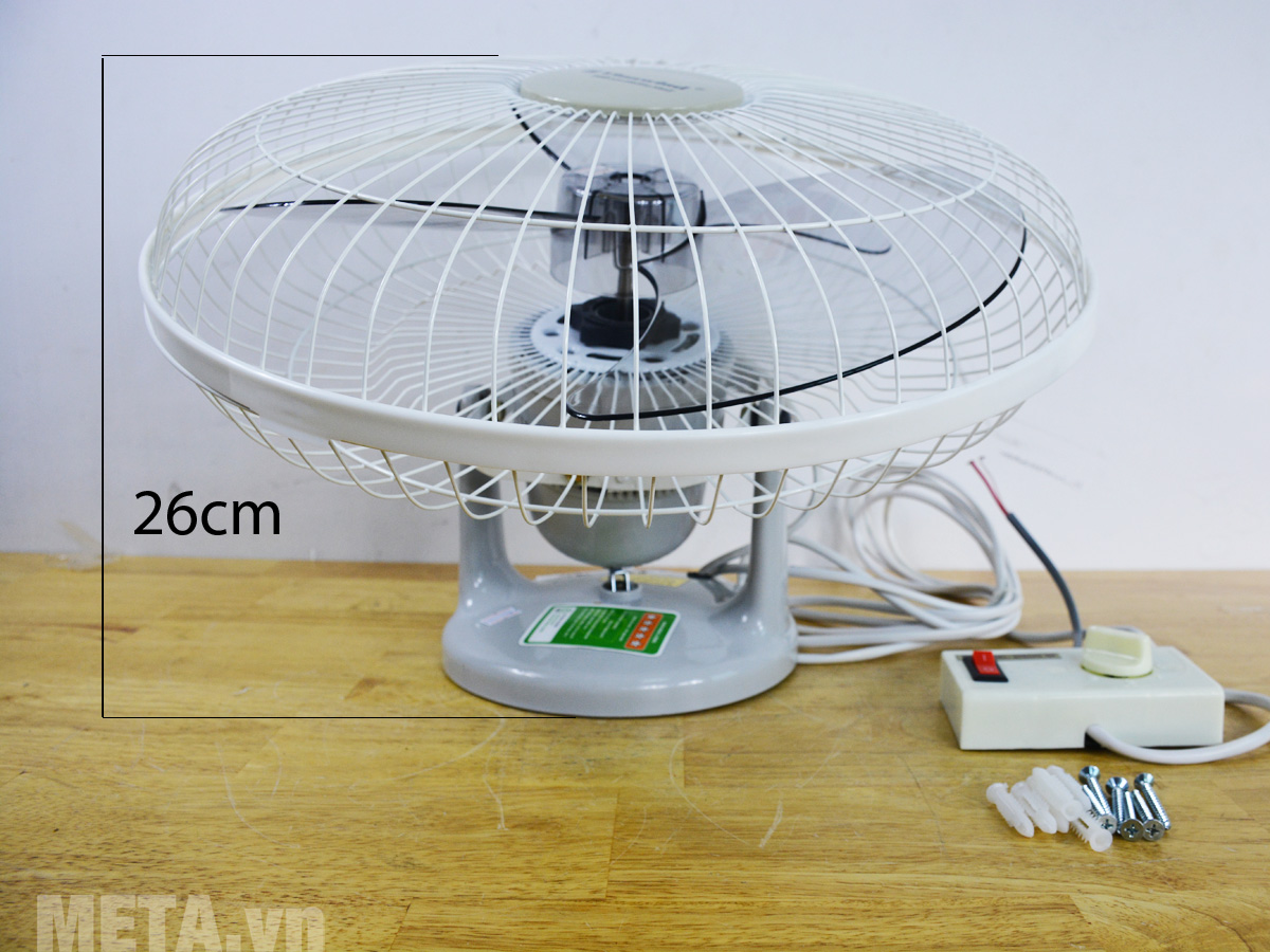 Chiều cao Quạt đảo trần Vinawind sải cánh 400-ĐB