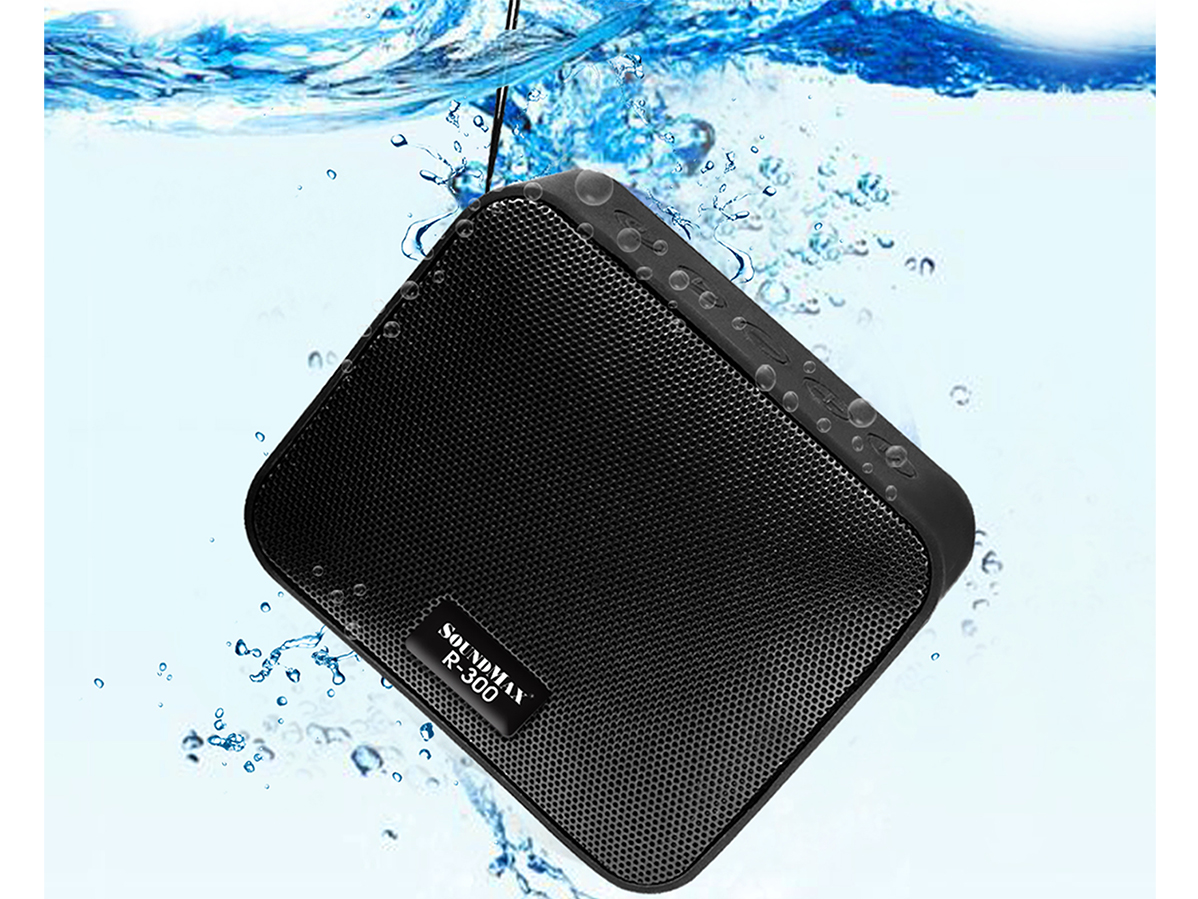 loa di động SoundMax R-300 có khả năng chống nước tốt