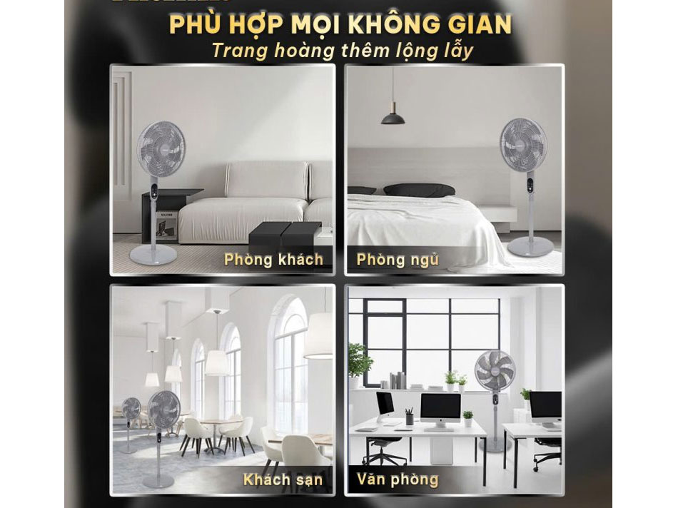 Quạt cây Hichiko phù hợp với mọi không gian
