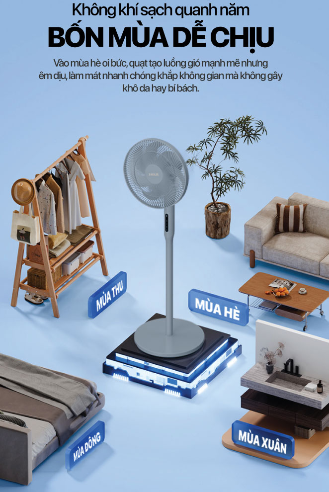 Quạt cây 7 cánh Roler RF-7127A