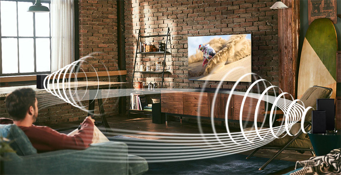 Loa thanh Soundbar Samsung 2.1 HW-T420 cho âm thanh vòm chất lượng cao