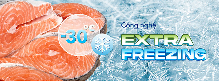 Tủ tích hợp công nghệ Extra Freezing