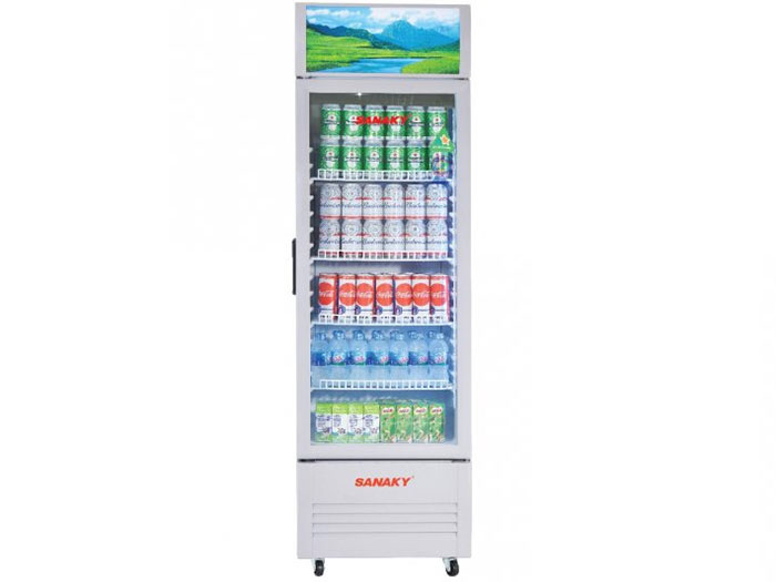 Tủ mát Sanaky VH-408K3L sở hữu thiết kế hiện đại và tiện dụng