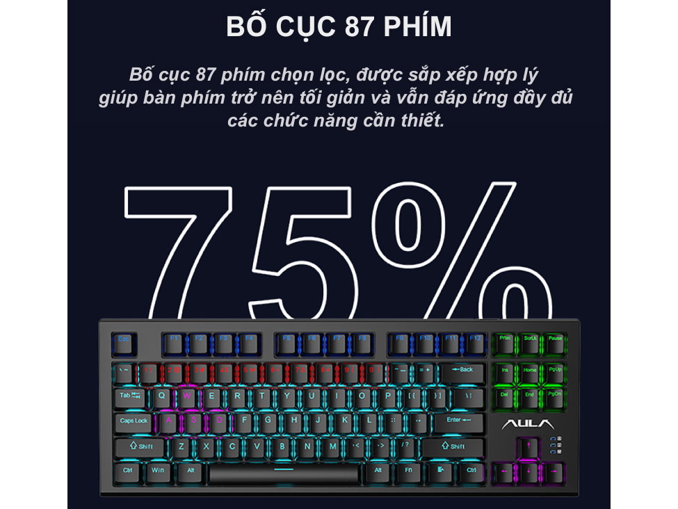 Bàn phím cơ Gaming Aula F3032