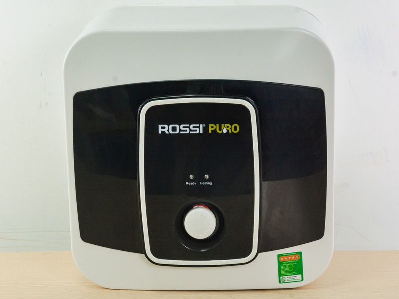 Máy nước nóng gián tiếp Rossi Puro RPO15 SQ này duy trì nhiệt độ nước ở mức 76 độ C
