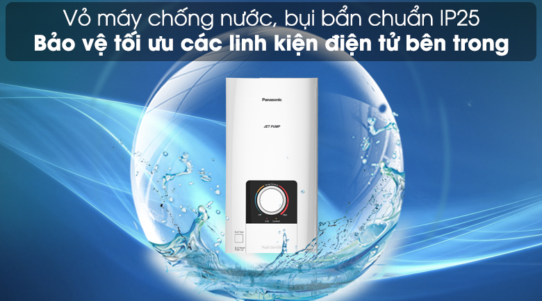 Máy nước nóng Panasonic có vỏ chống nước, chống bụi