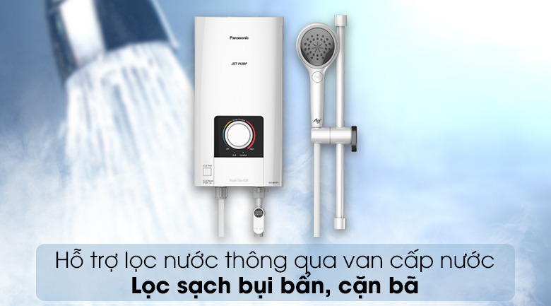 Máy nước nóng trực tiếp trang bị van cấp nước có chức năng lọc