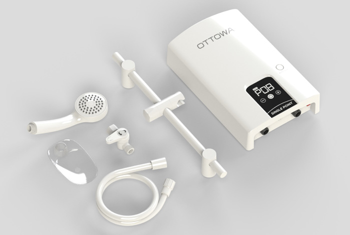 Trọn bộ sản phẩm máy nước nóng OTTOWA TE4502
