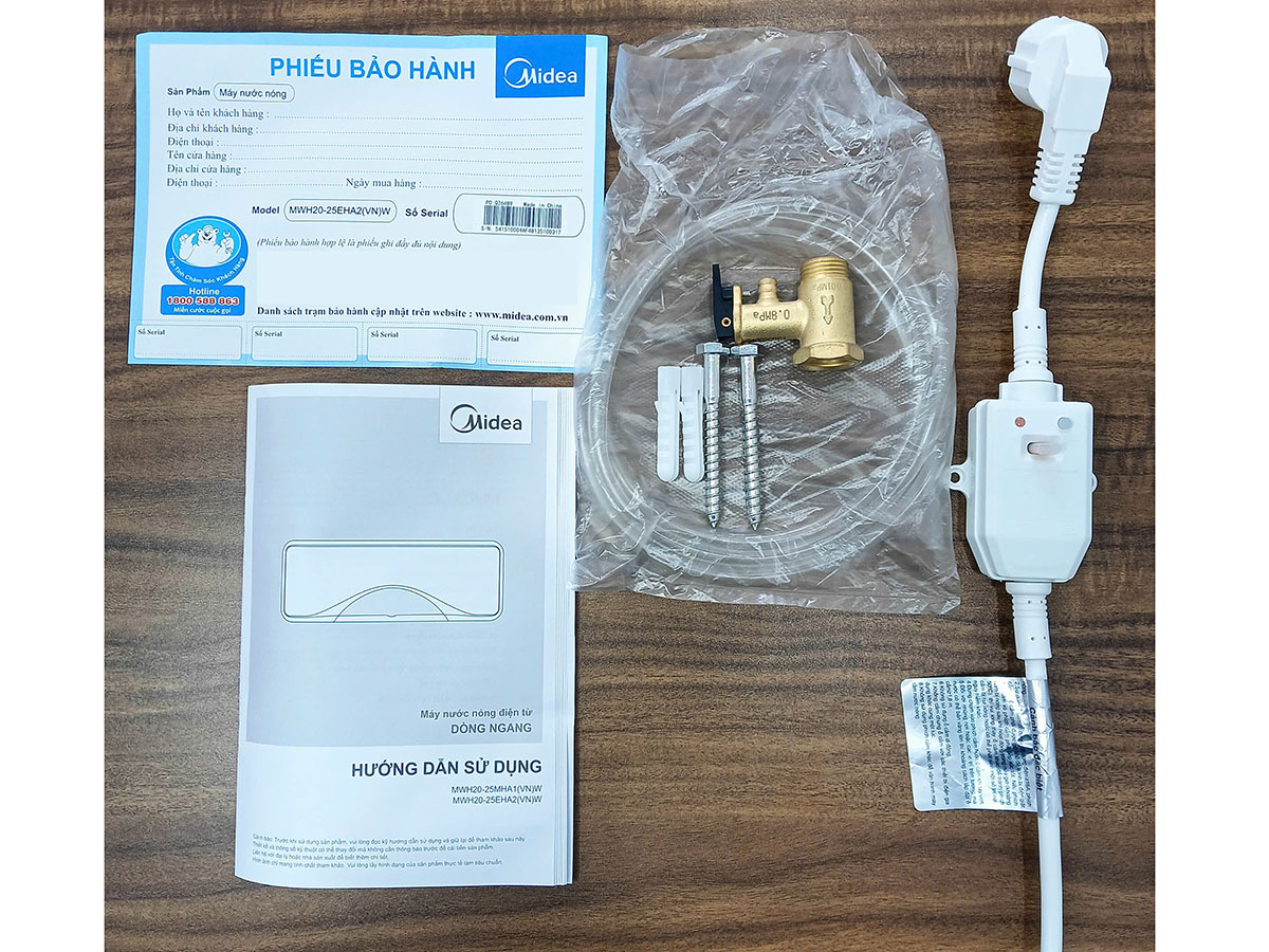Bình tắm nước nóng Midea MWH30-25MA6 có khả năng chống giật