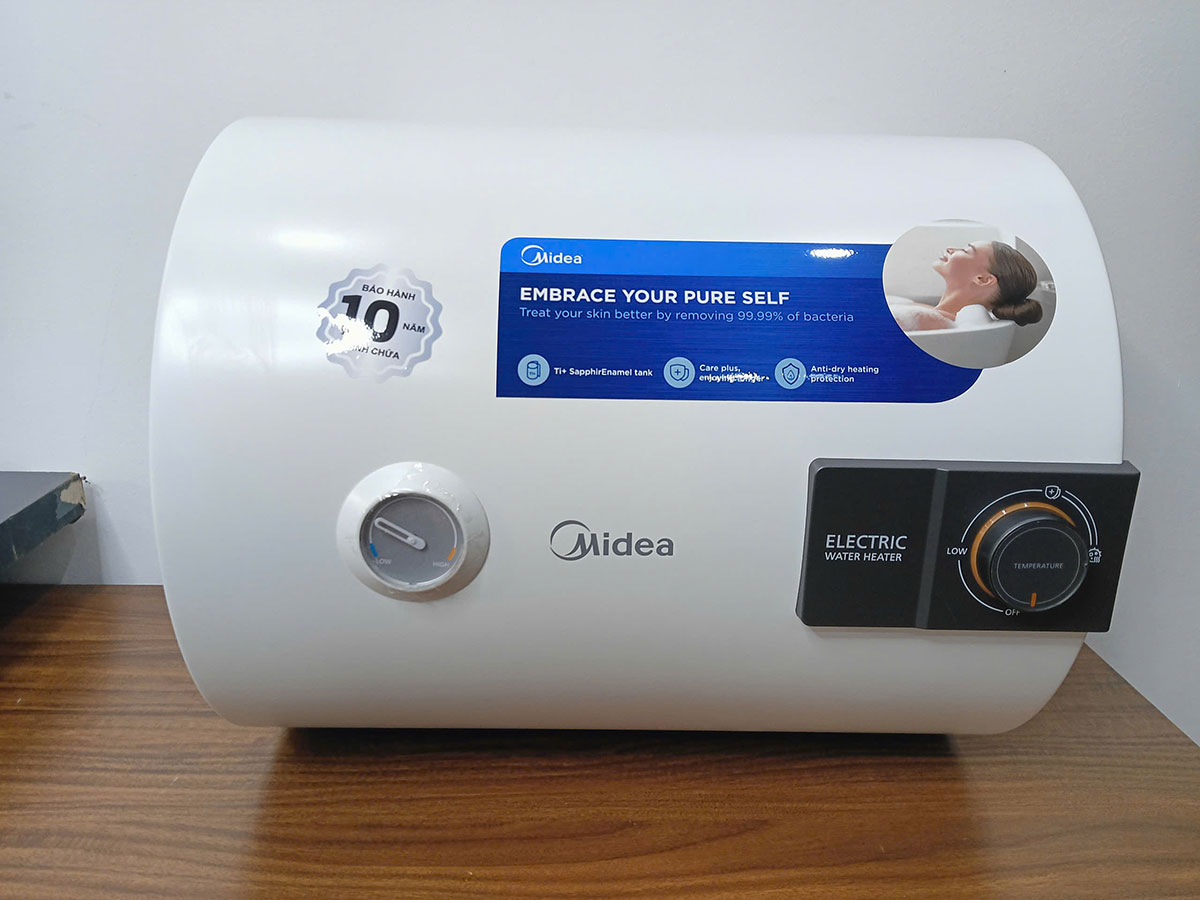 Bình tắm nước nóng Midea MWH30-25MA6 hoạt động mạnh mẽ