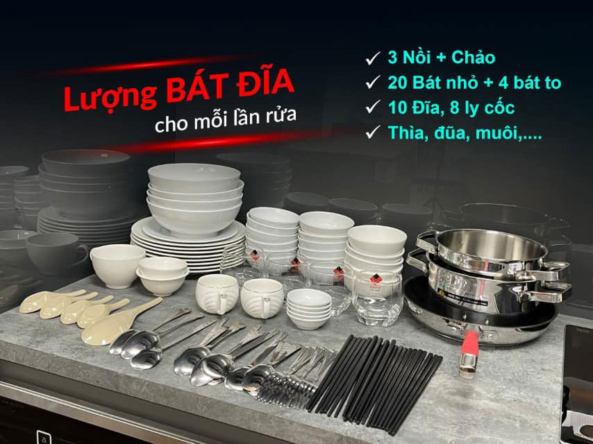 Máy rửa được 14 bộ