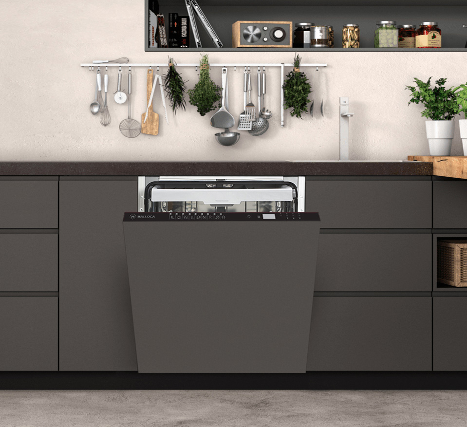 Máy rửa bát âm tủ Malloca MDW14-B09FI