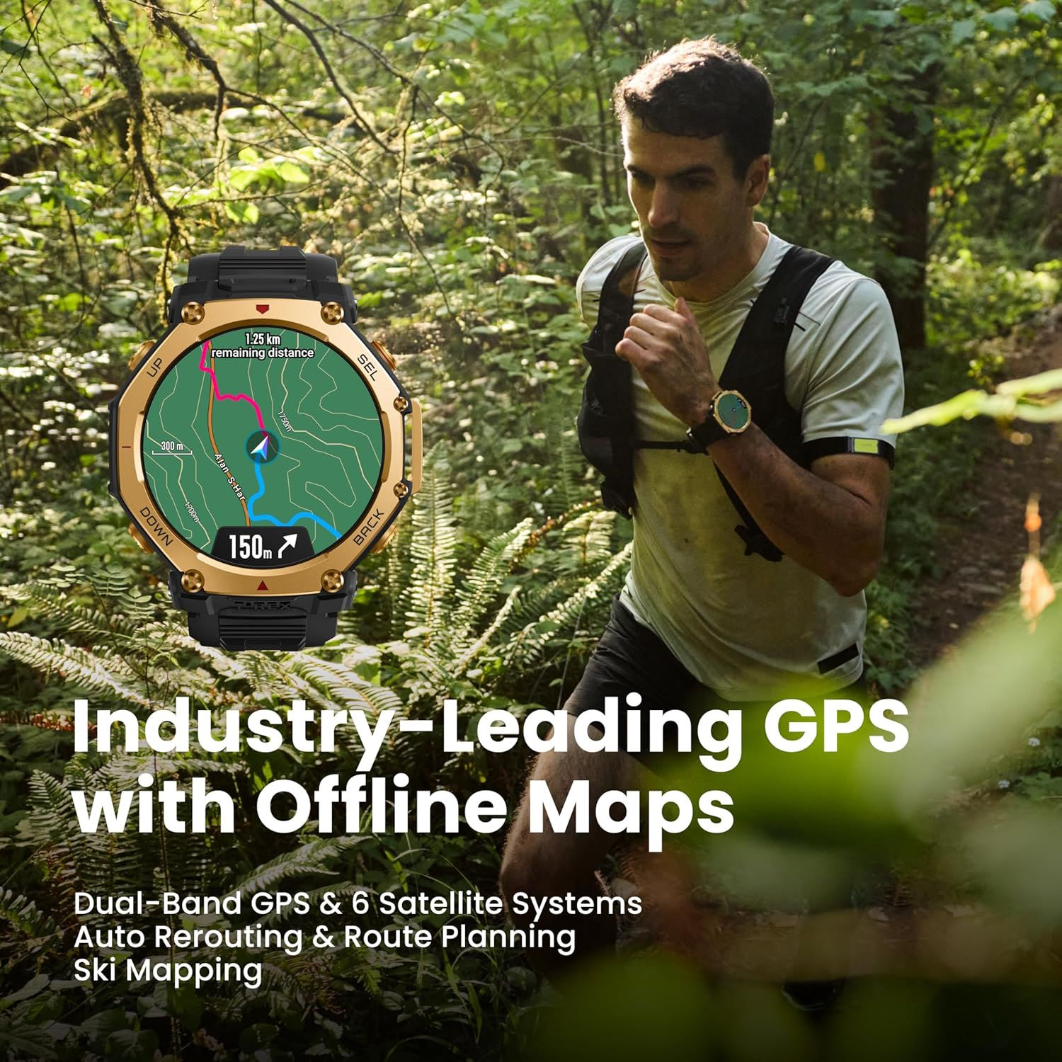 GPS băng tần kép & bản đồ ngoại tuyến – Định vị chính xác hàng đầu