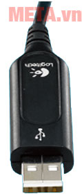 Tai nghe USB giảm ồn Logitech H390 với cáp usb