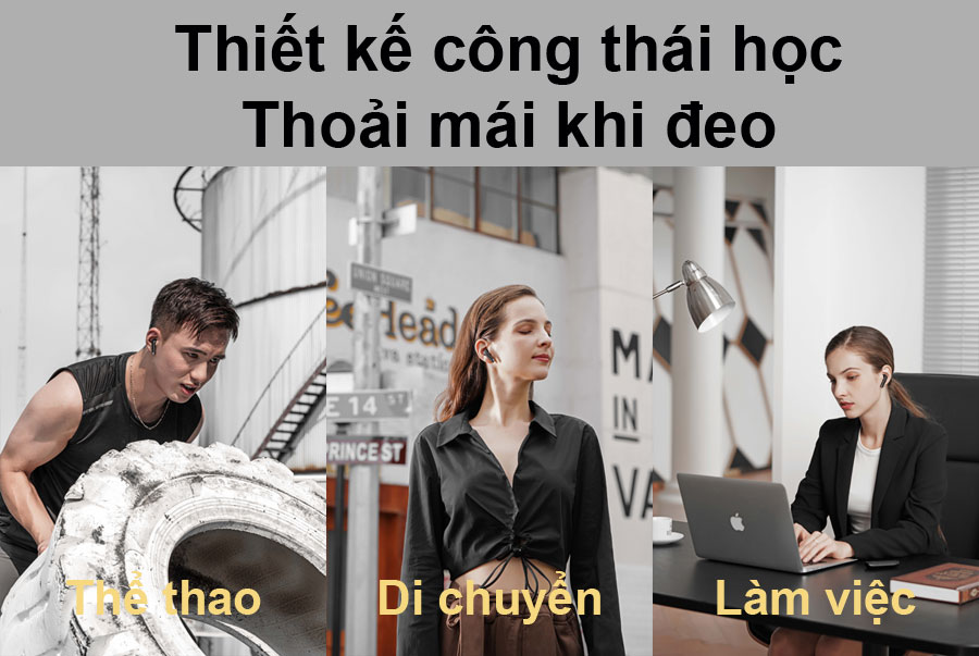 Tai nghe nhẹ đeo thoải mái