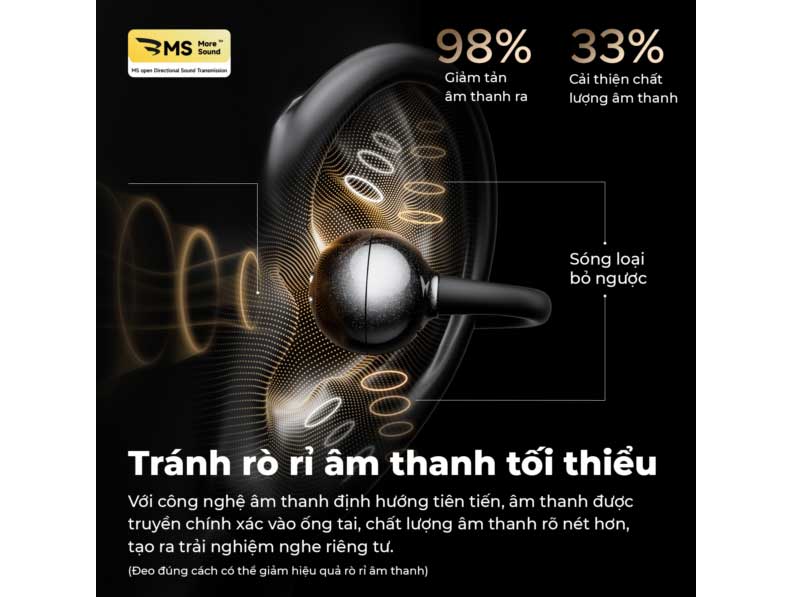 Tai nghe SoundPEATS tránh rò rỉ âm thanh tối thiểu