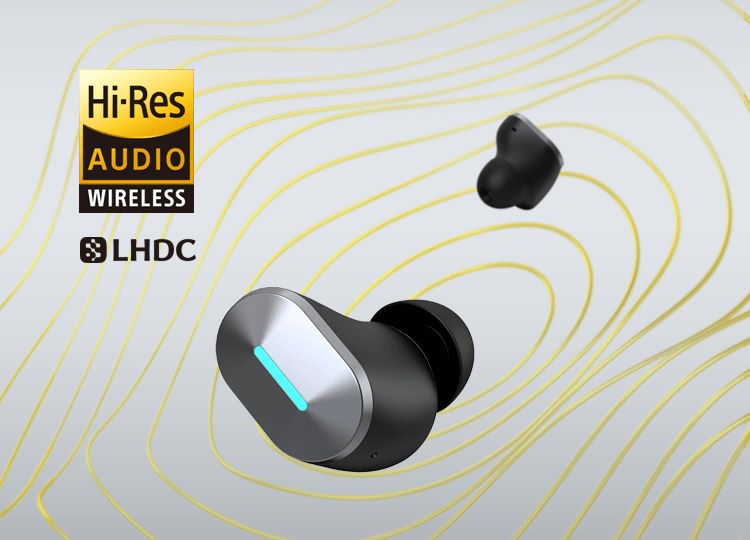 Âm thanh sống động với driver 10 mm và chuẩn Hi-Res